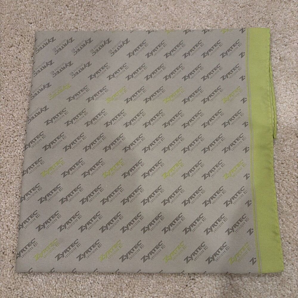 Zyrtec Pharmaceutical Promotional Women’s Scarf 21” Square